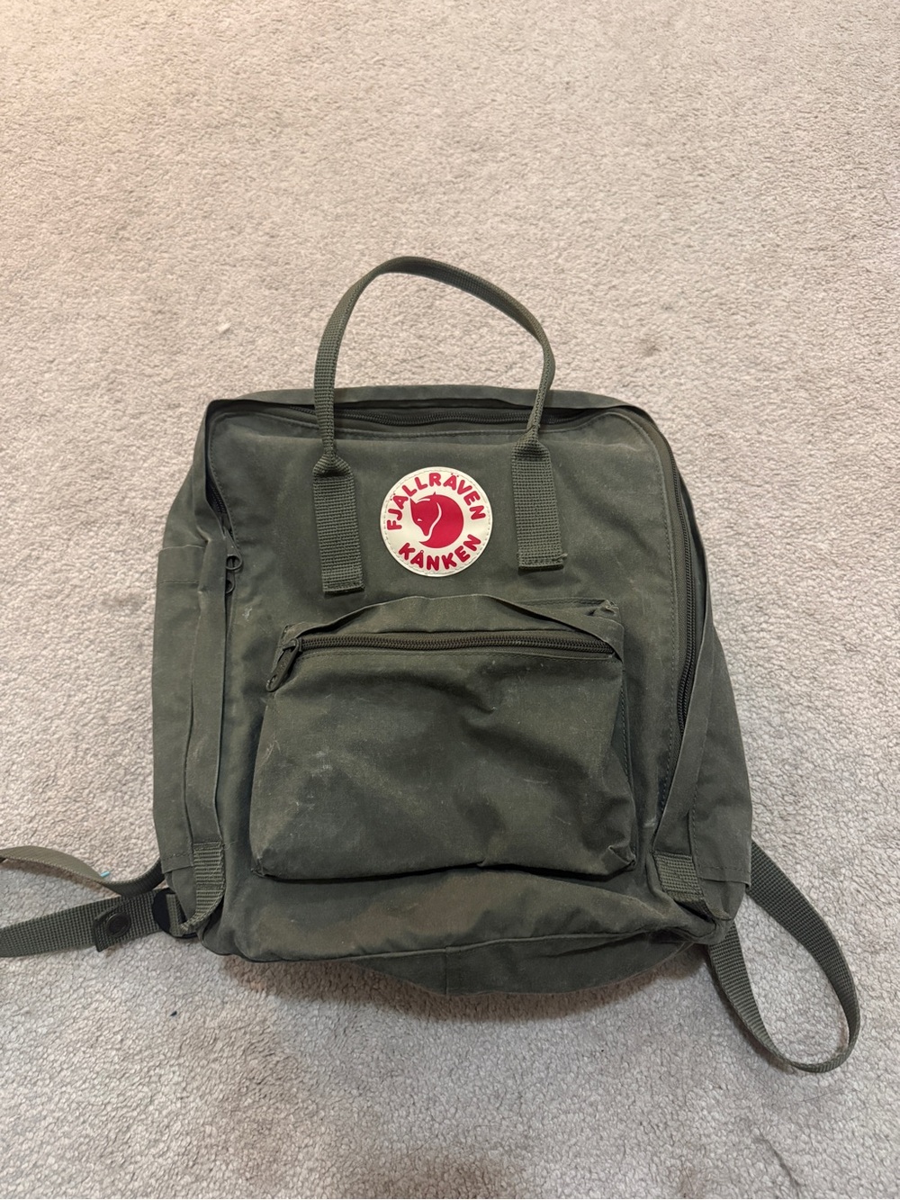 Fjallraven Kanken Green Backpack